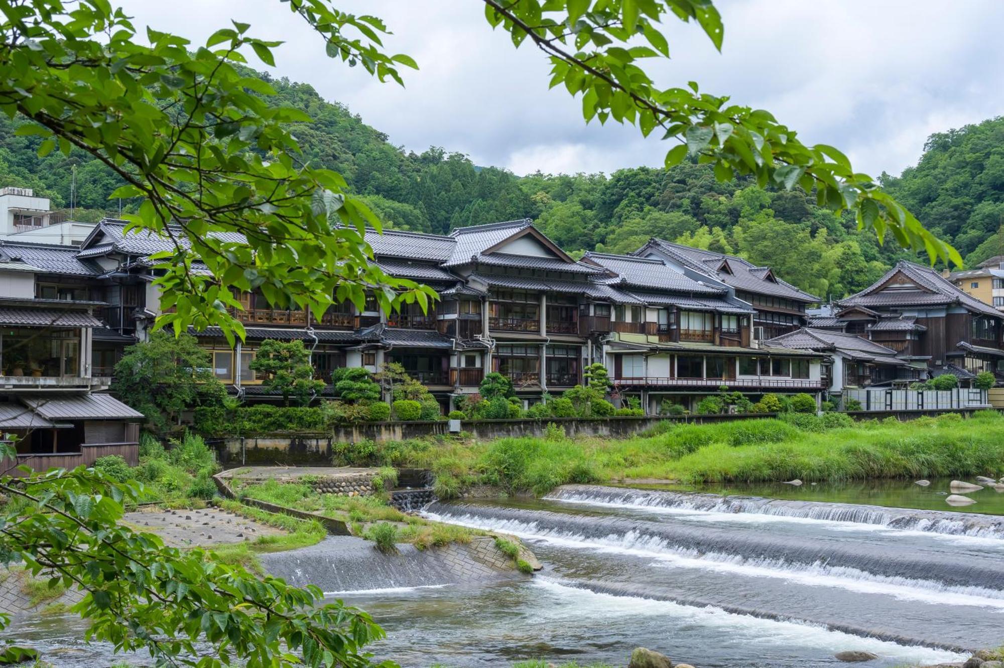 Ryokan Ohashi Hotell Misasa Eksteriør bilde